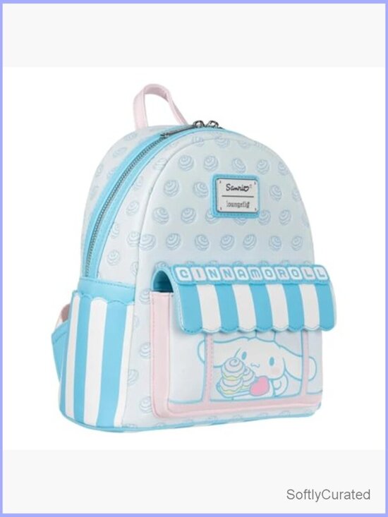 Loungefly Cinnamoroll Sweet Shop Mini-Backpack Faux Leather Adjustable Straps main image 7